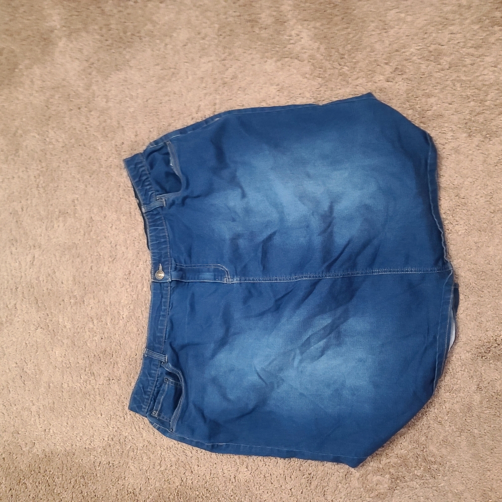 Blue Denim Skirt